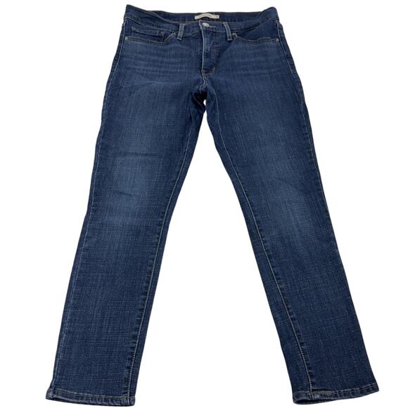 Levi's 311 Shaping Skinny Jeans Womens 30 Blue Stretch Denim Medium Wash - Picture 1 of 9